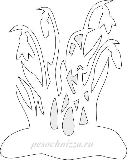 Вытанки весенние цветы