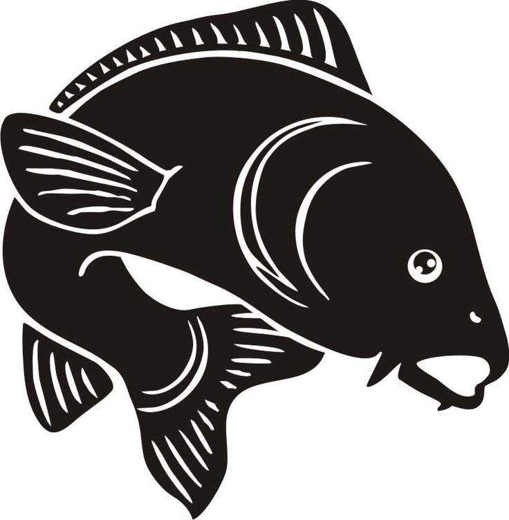 Трафарет рыбы