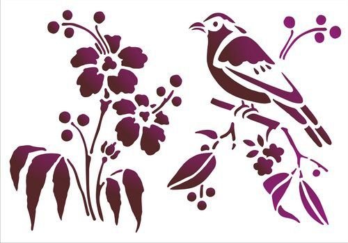 Трафареты узоры для декора