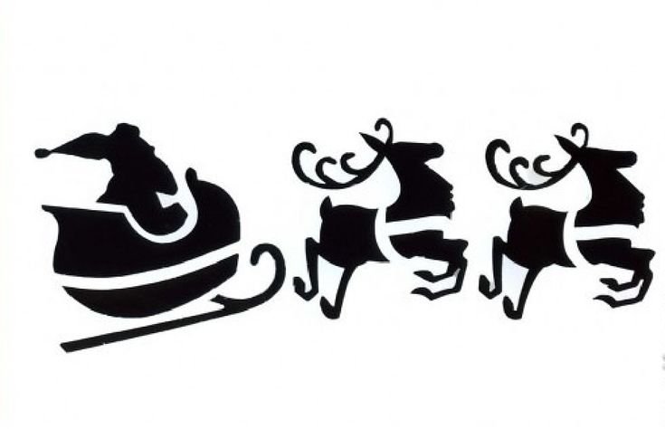 Трафареты для искусственного снега на окна