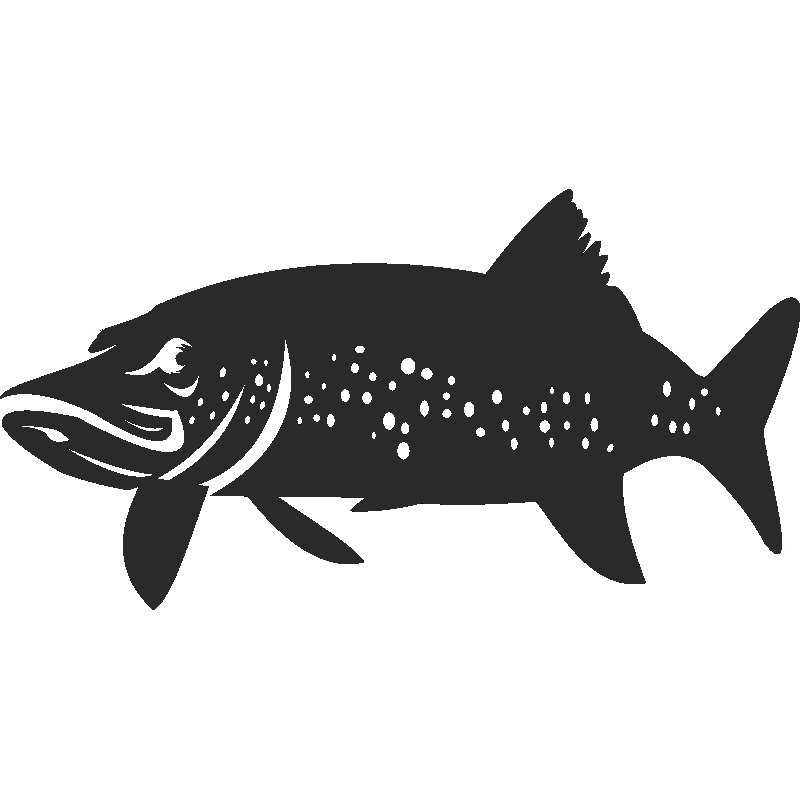 Трафарет рыбы