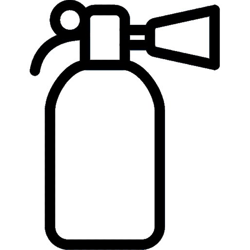 Огнетушитель трафарет