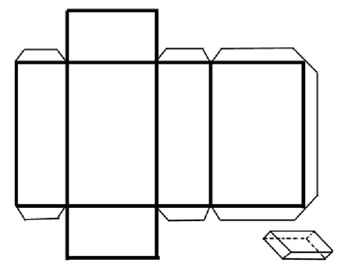Склеить прямоугольный параллелепипед