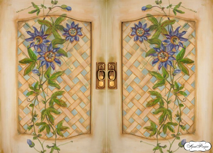 Расписные двери