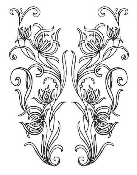 Орнамент цветы