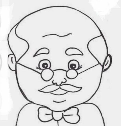 Лицо ребенка раскраска для детей