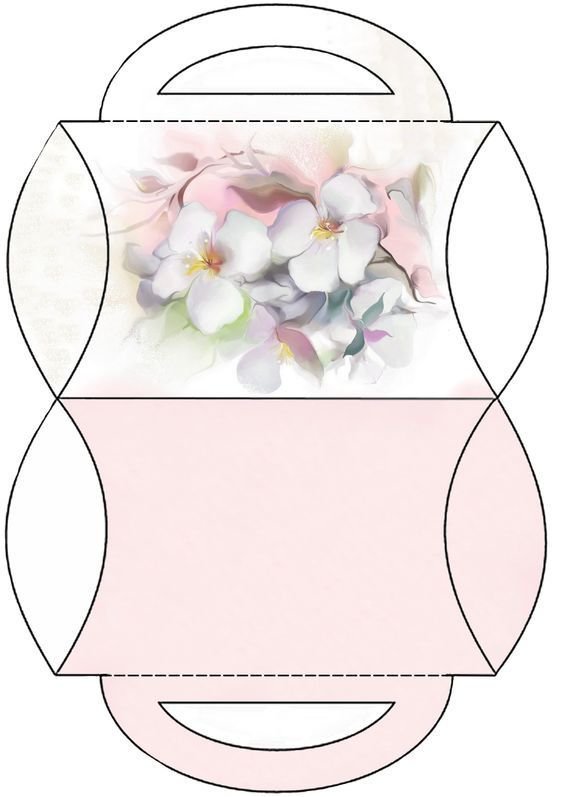 Коробочка для подарка шаблон