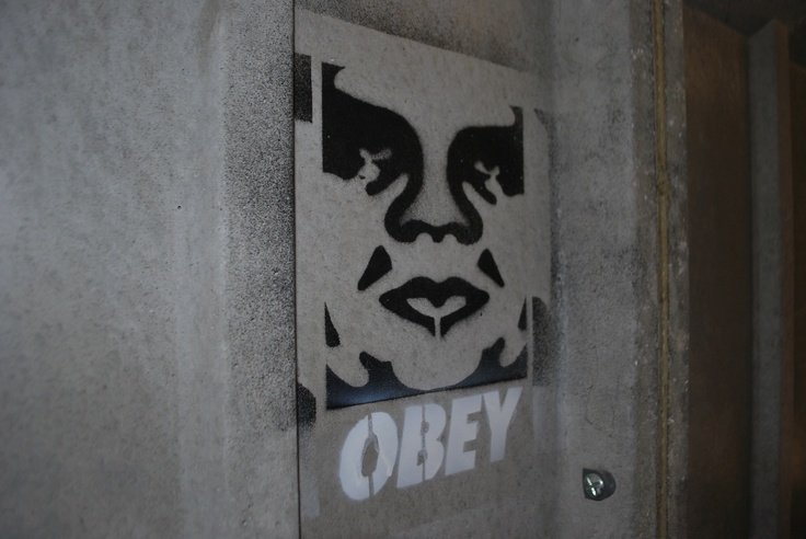 Стенсил граффити