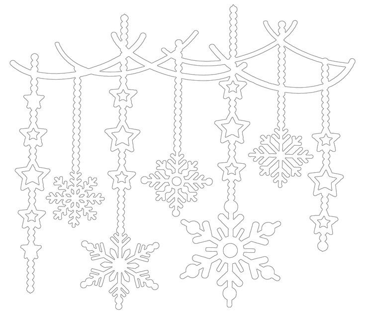 Вытыканка Новогодняя ГИРЛЯНДАС