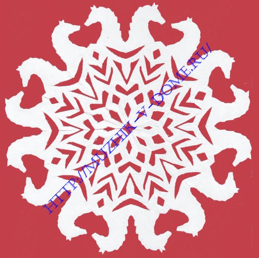 Снежинка лошадь