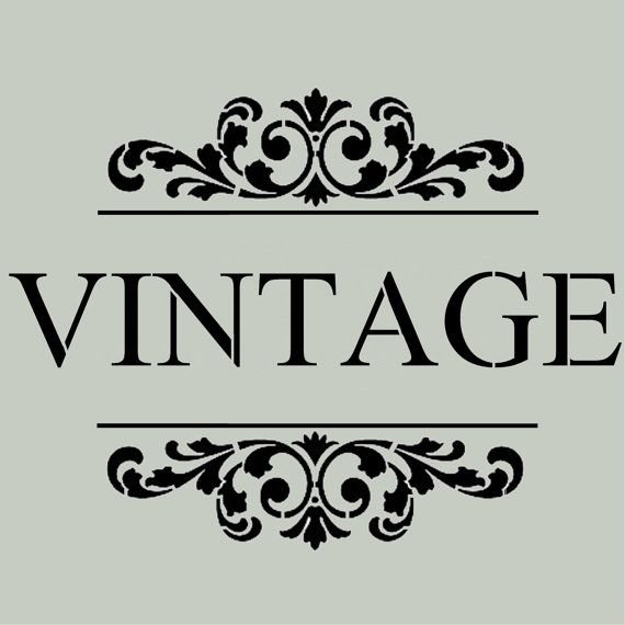 Надпись Винтаж