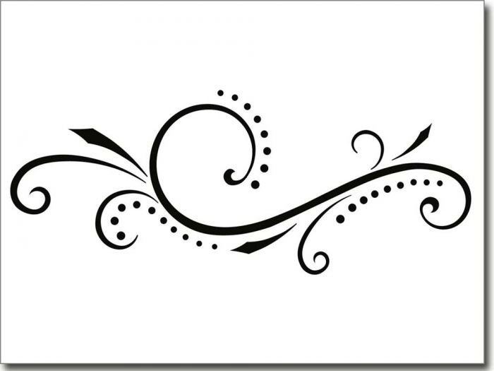 Узоры завитушки