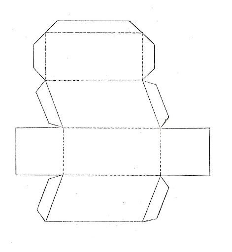 Наклонный параллелепипед развертка