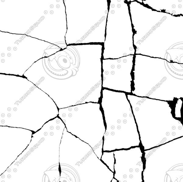 Трафарет трещины