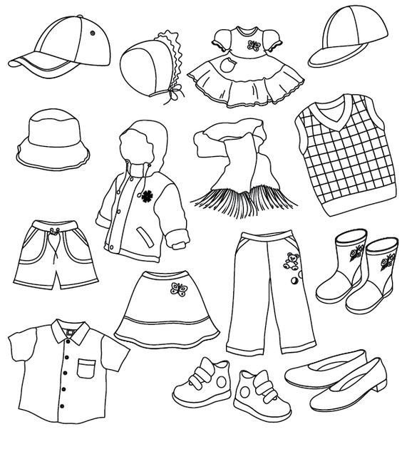 Одежда рисунок