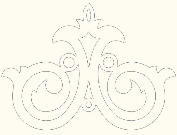 Трафареты узоров для вырезания