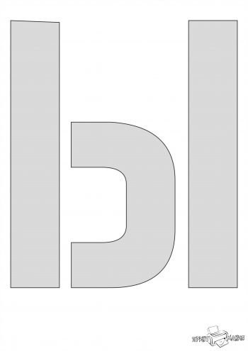 Макет буквы ы