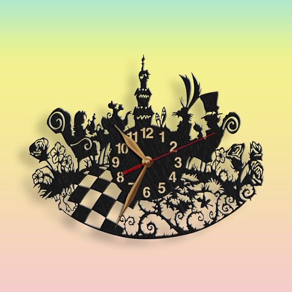 Часы Алиса в стране чудес