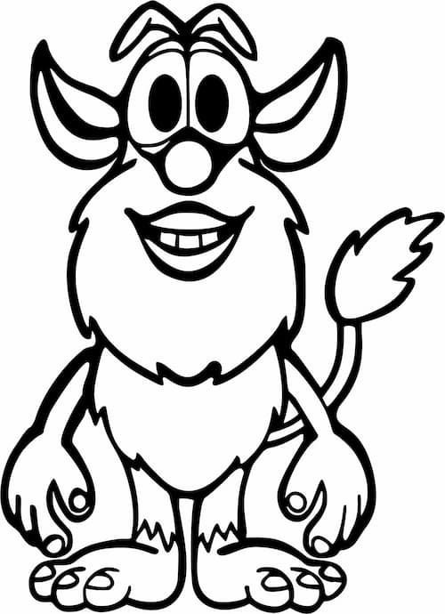 Буба. Раскраска