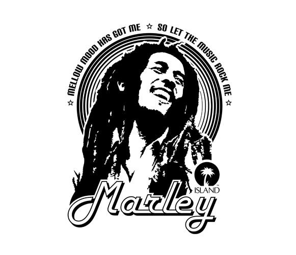 Боб Марли Стикеры