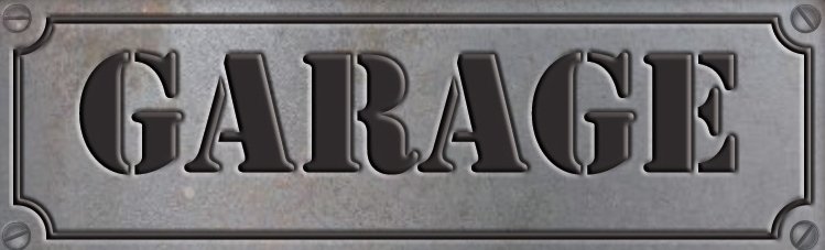 Табличка "гараж"