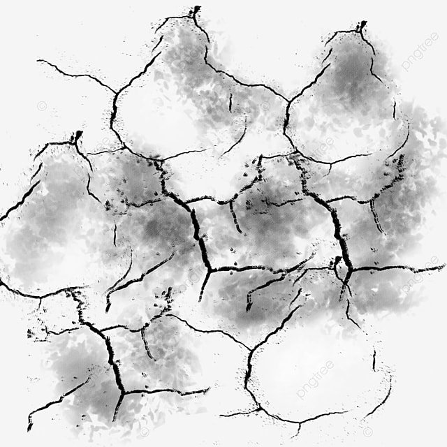 Трафарет трещины на стену