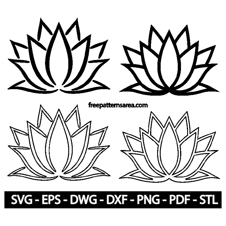 Лотос схематичный рисунок