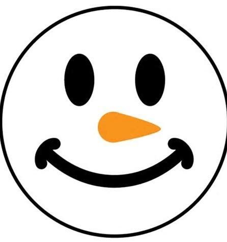 Лицо снеговика