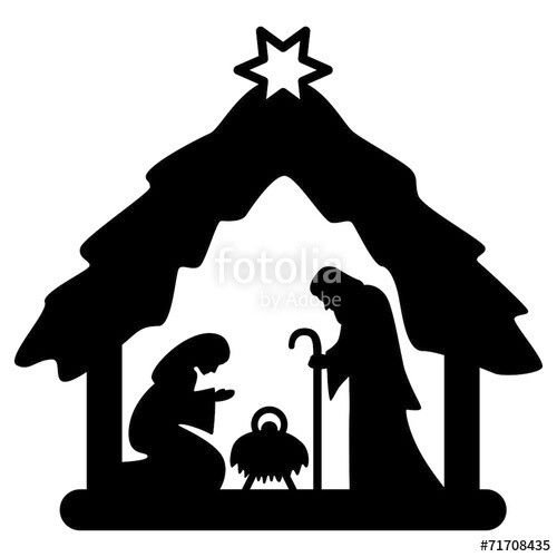 Рождественский вертеп теневой