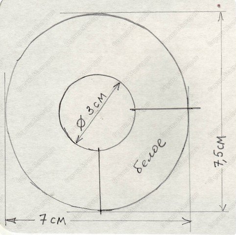 Трафарет для помпона