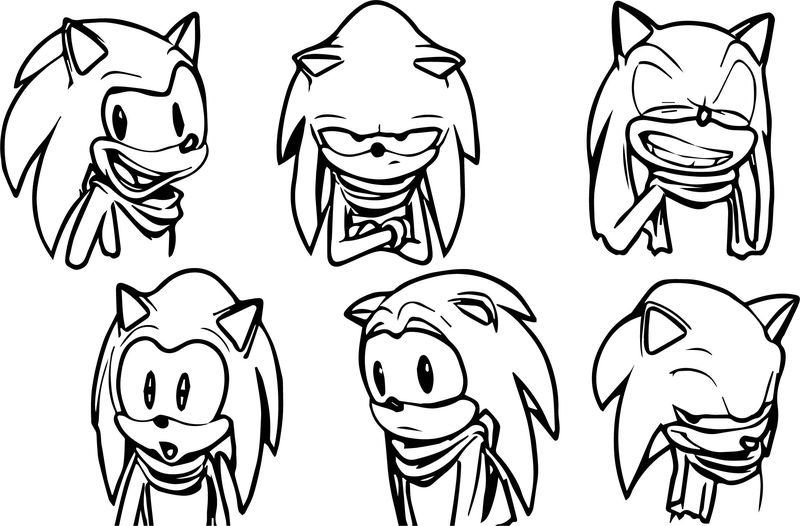 Раскраска Соник бум