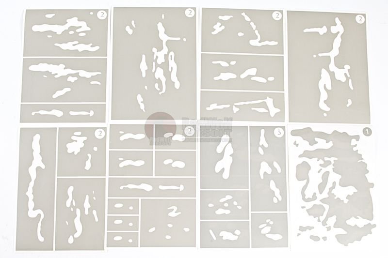 Трафарет камуфляж