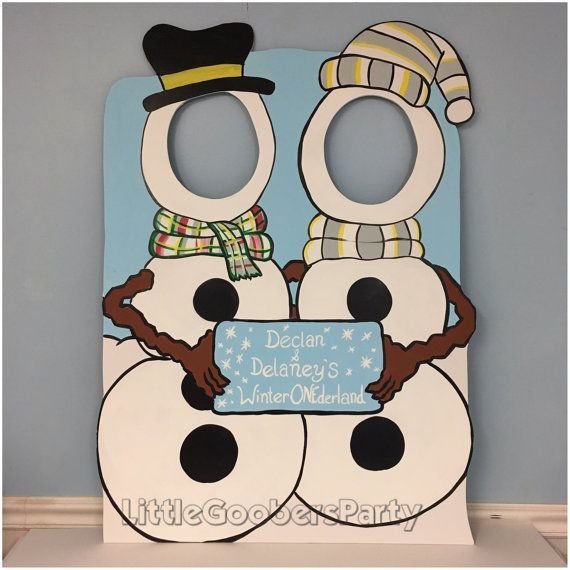 Снеговик для фотозоны