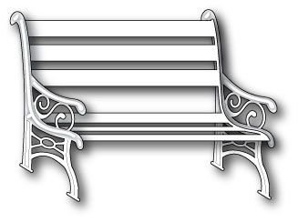 Трафарет скамейка и фонарь