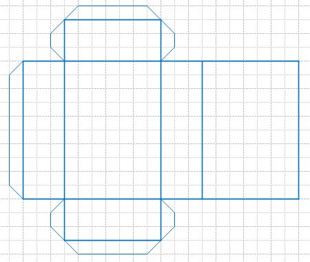 Чертеж прямоугольный параллелепипед а4