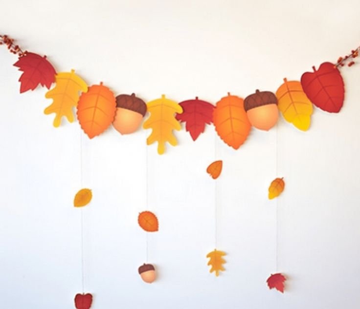 Осенние украшения для детского сада