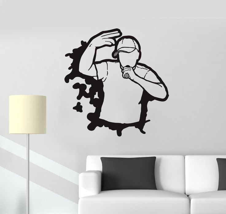 Крутые трафареты на стенах