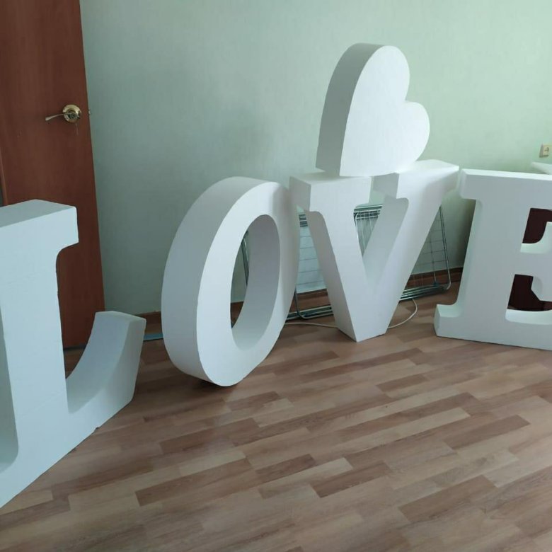 Буквы из пенополистирола