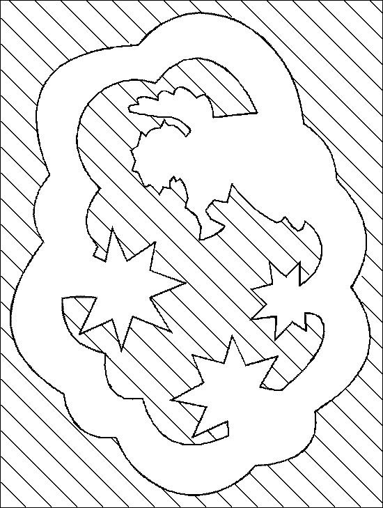 Облака вытынанки на новый год