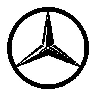 Значок Мерседес векторный