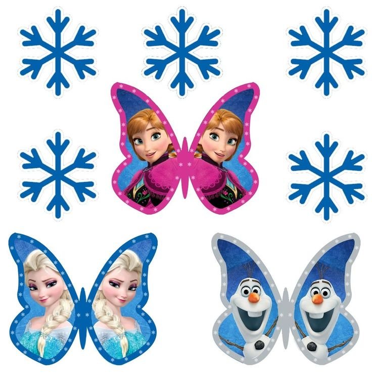 Снежинки с холодного сердца