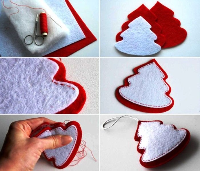 Поделки из фетра на новый год своими руками