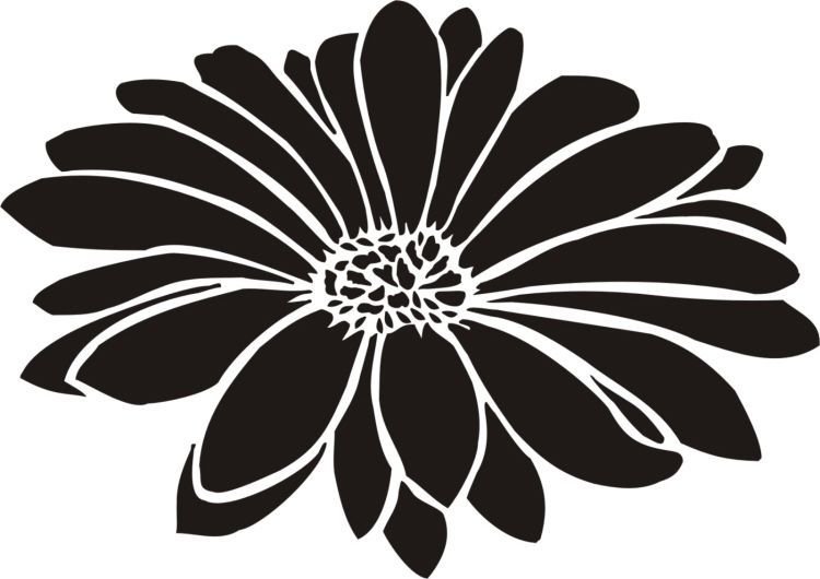 Трафарет "цветы"