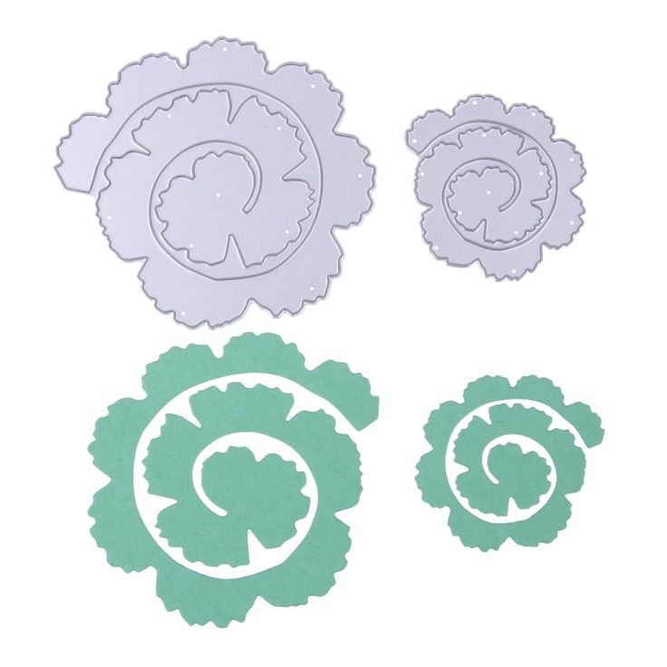 Скрапбукинг шаблоны для вырезания цветы