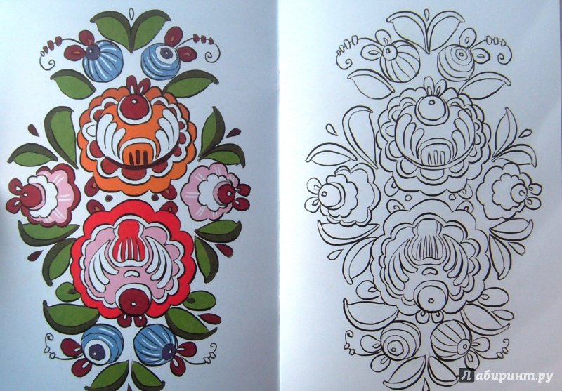 Узоры для росписи по дереву