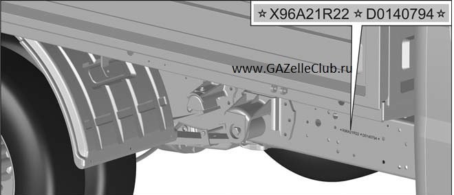 Номер шасси номер кузова Газель 3302