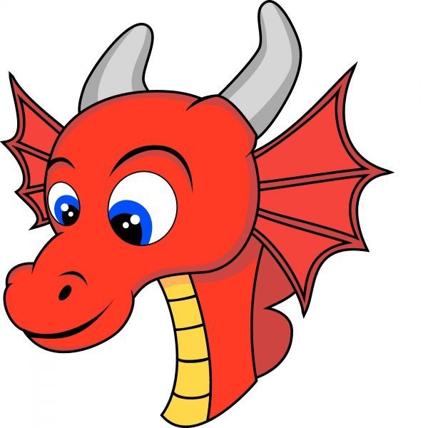 Голова дракона для детей