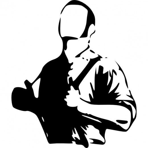 Трафарет мужчины