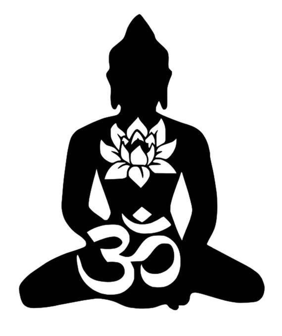 Будда силуэт