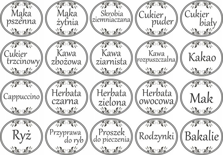 Этикетки для специй